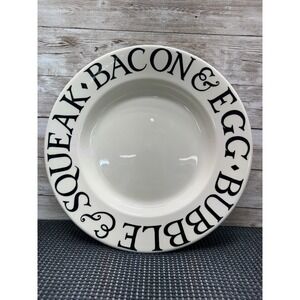 Emma Bridgewater Black Toast & Marmalade Dinner Plate Butterfly Mark  2022 10½"